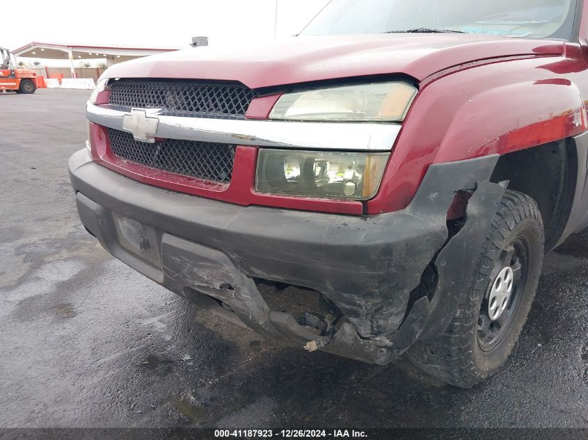 2004 Chevrolet Avalanche 1500 VIN: 3GNEC12T64G289291 Lot: 41187923