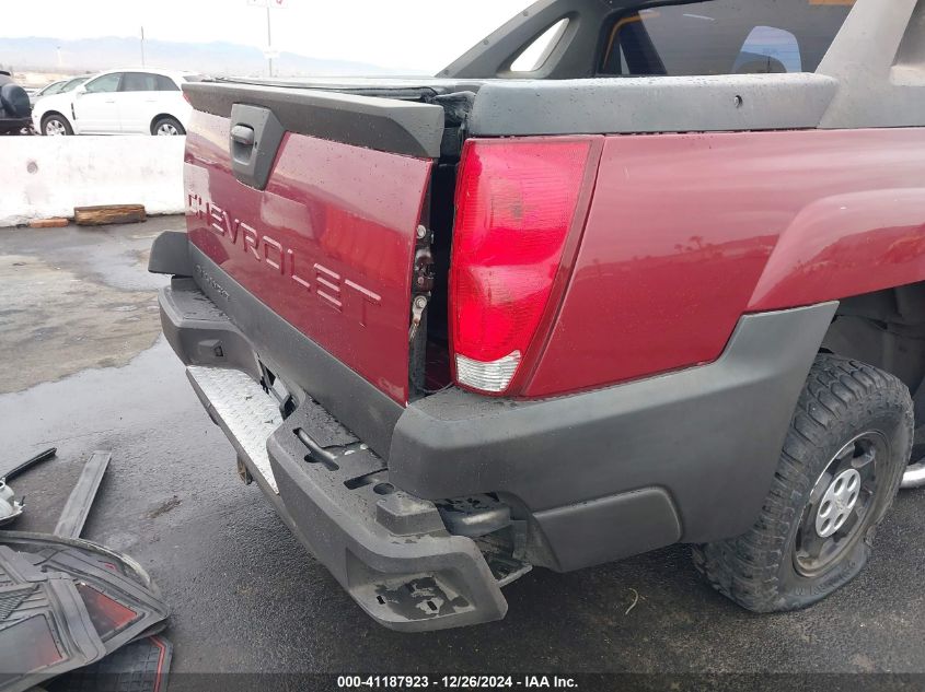 2004 Chevrolet Avalanche 1500 VIN: 3GNEC12T64G289291 Lot: 41187923