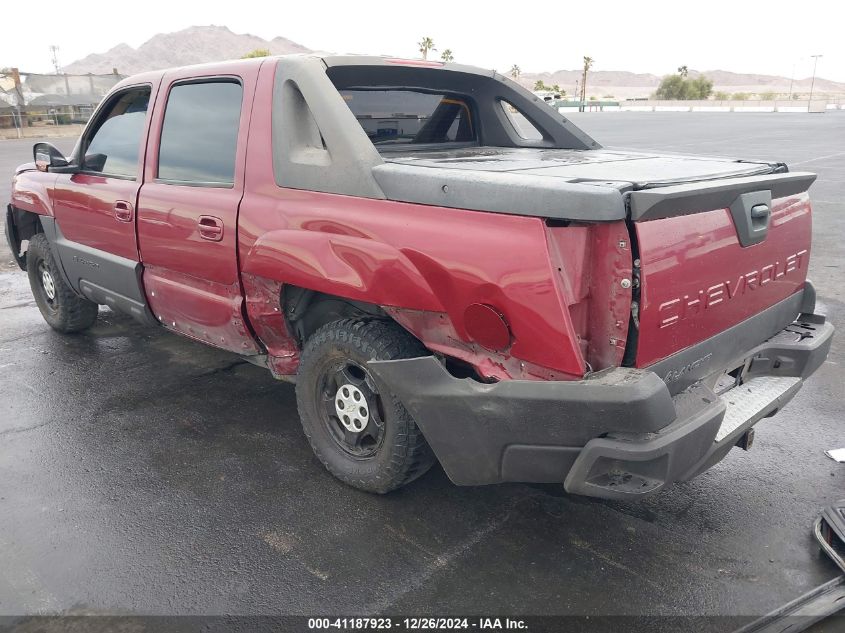 2004 Chevrolet Avalanche 1500 VIN: 3GNEC12T64G289291 Lot: 41187923