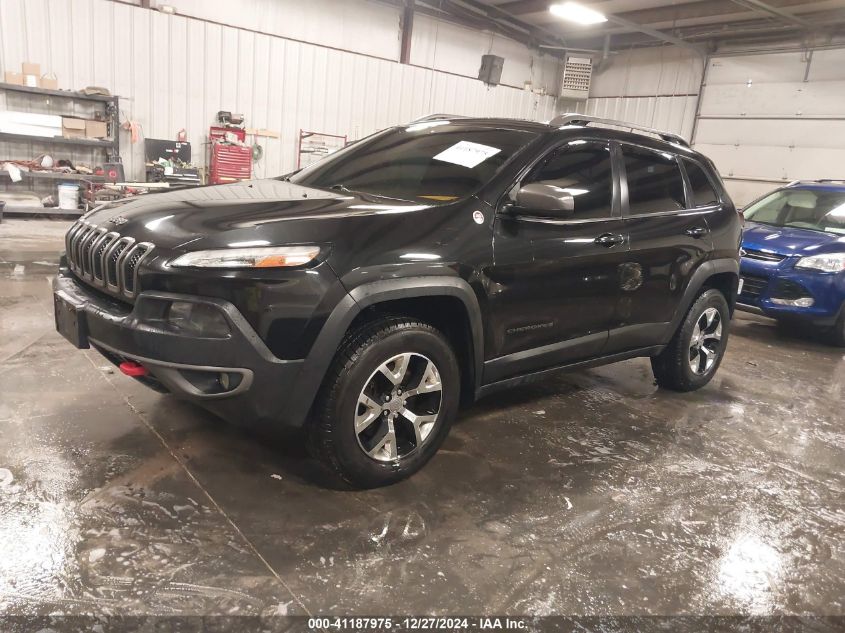 2015 Jeep Cherokee Trailhawk VIN: 1C4PJMBS8FW647639 Lot: 41187975