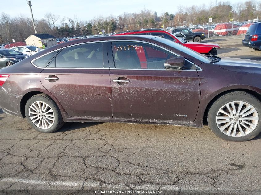 2013 Toyota Avalon Hybrid Xle Touring VIN: 4T1BD1EB5DU002852 Lot: 41187979