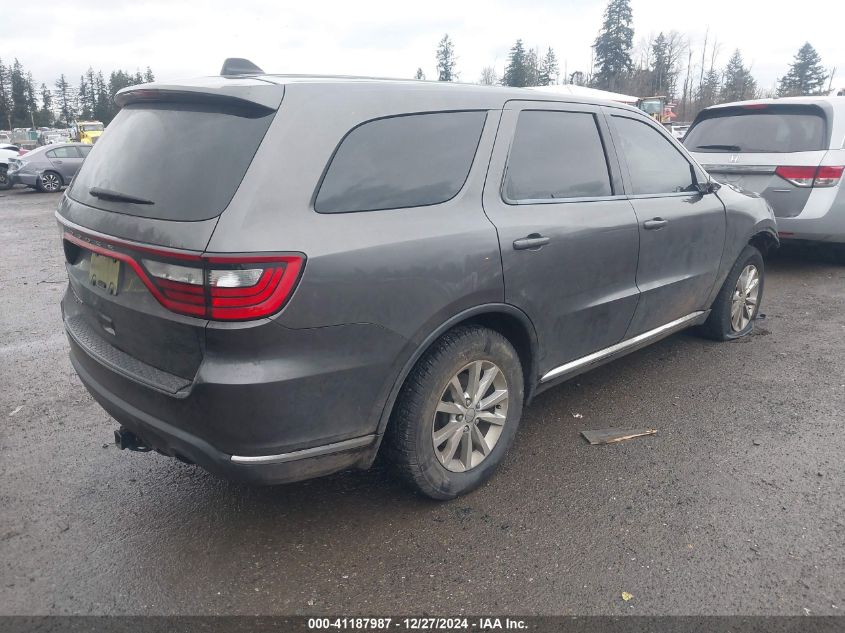 2014 Dodge Durango Sxt VIN: 1C4RDJAGXEC971235 Lot: 41187987