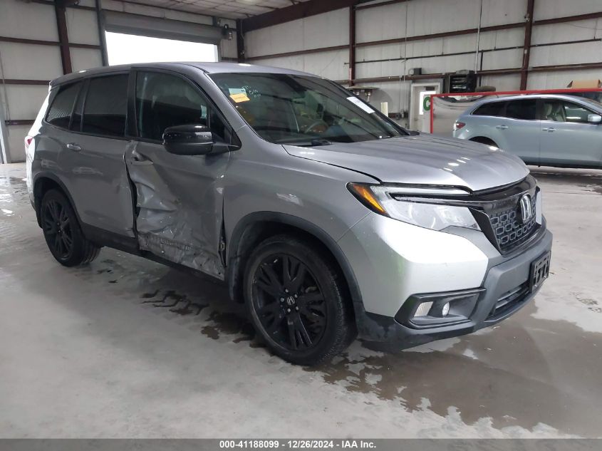 2019 Honda Passport Sport VIN: 5FNYF7H23KB011904 Lot: 41188099