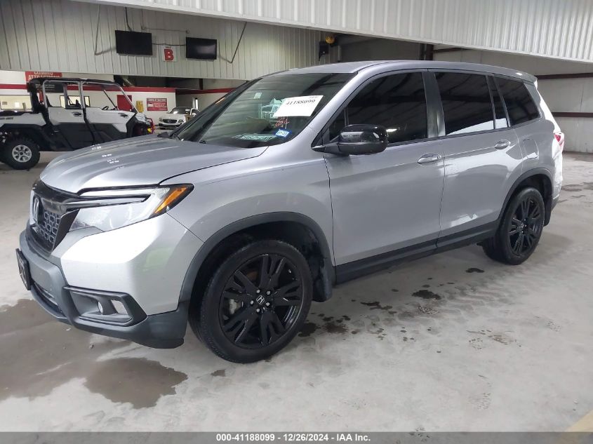 2019 Honda Passport Sport VIN: 5FNYF7H23KB011904 Lot: 41188099