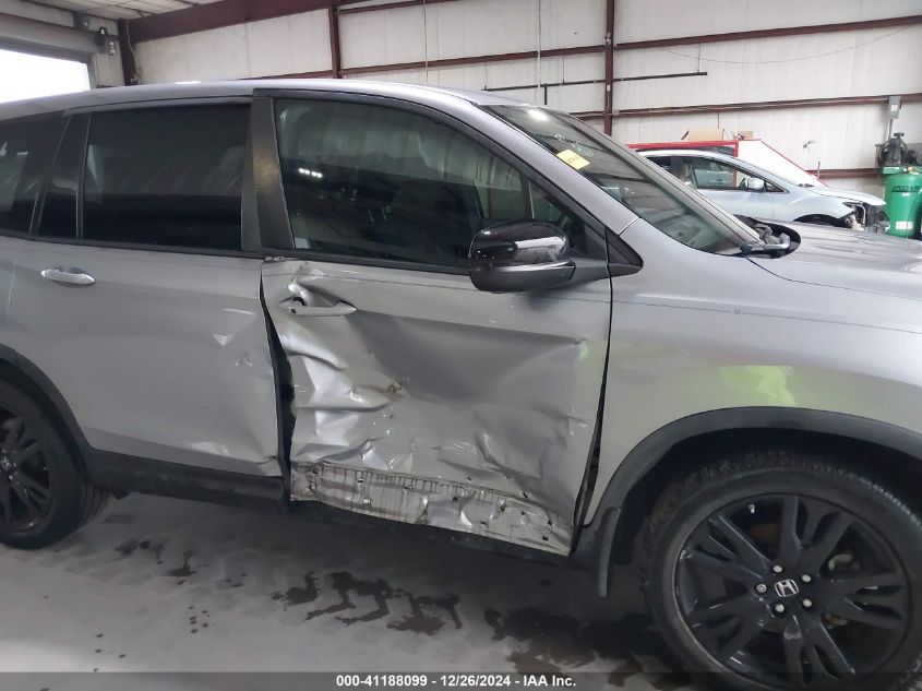 2019 Honda Passport Sport VIN: 5FNYF7H23KB011904 Lot: 41188099