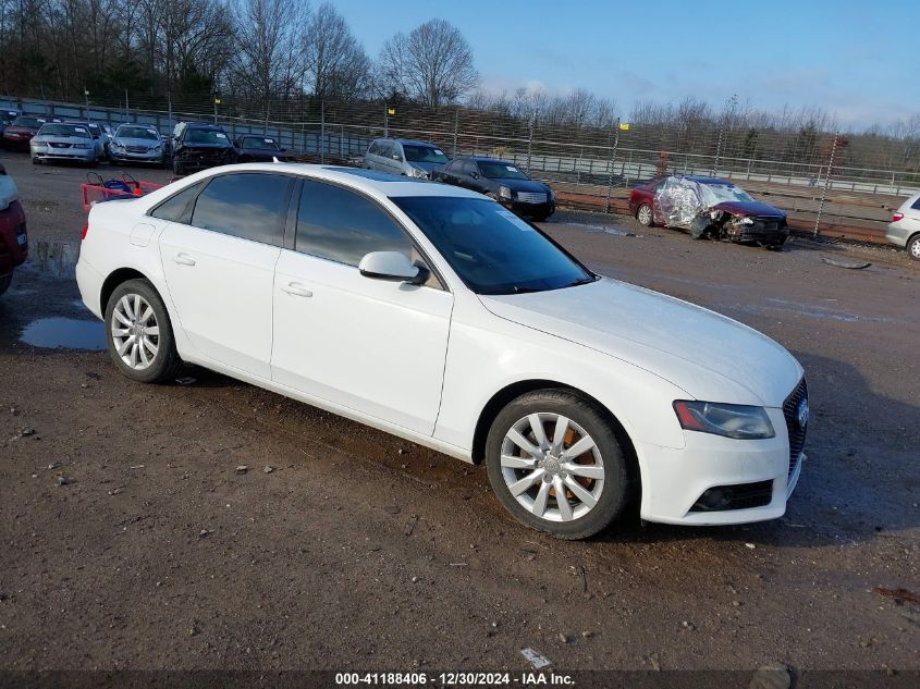 2012 Audi A4 Premium VIN: WAUBFAFL0CN021210 Lot: 41188406