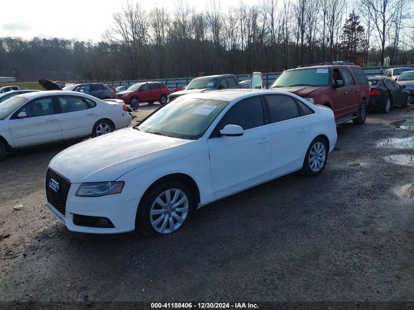 2012 Audi A4 Premium VIN: WAUBFAFL0CN021210 Lot: 41188406