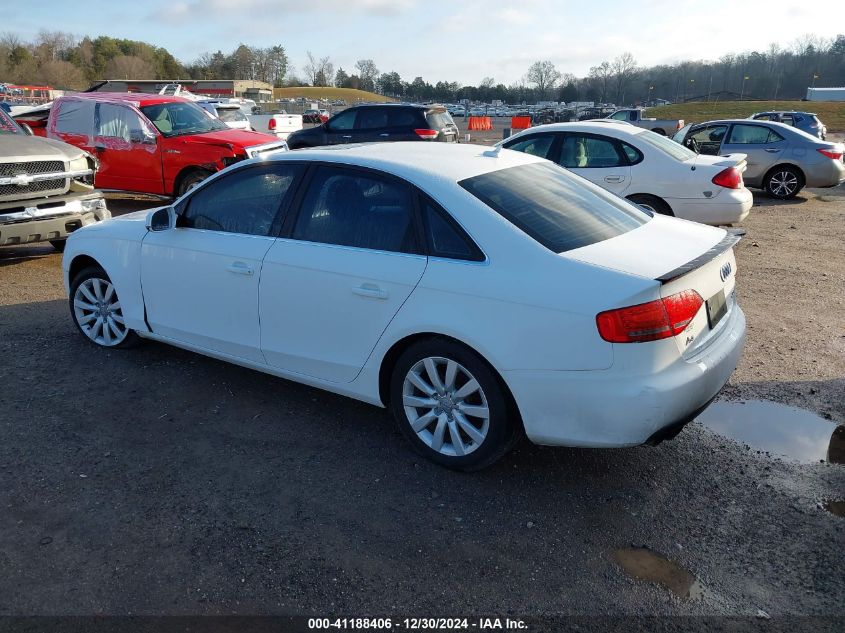 2012 Audi A4 Premium VIN: WAUBFAFL0CN021210 Lot: 41188406