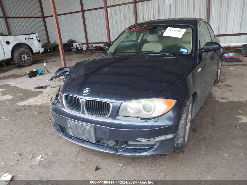 2008 BMW 128I VIN: WBAUP93528VF47892 Lot: 41188414