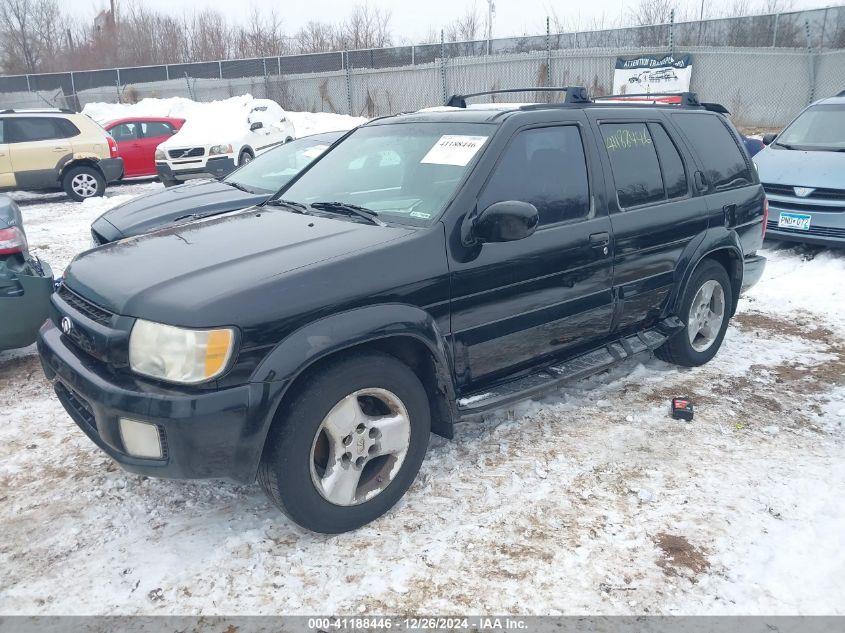 2002 Infiniti Qx4 Luxury VIN: JNRDR09Y82W260162 Lot: 41188446