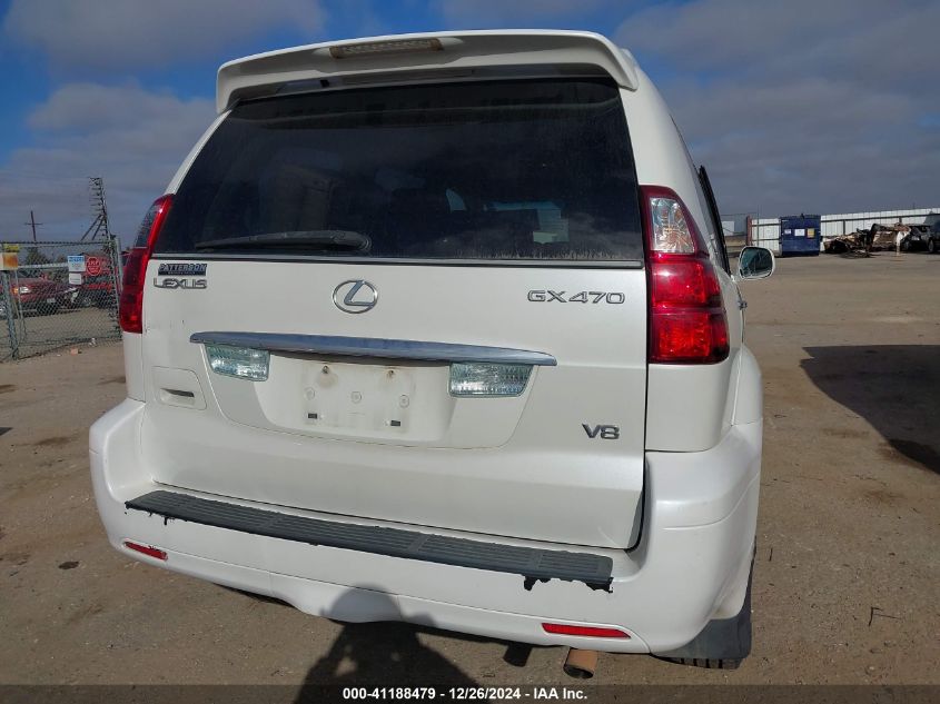 2008 Lexus Gx 470 VIN: JTJBT20X580157038 Lot: 41188479