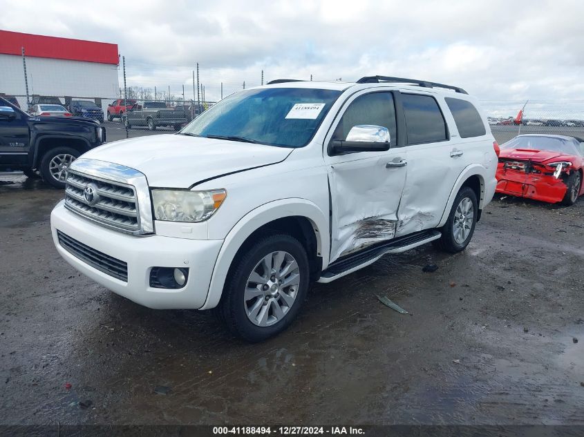 2013 Toyota Sequoia Limited 5.7L V8 VIN: 5TDJW5G17DS081760 Lot: 41188494