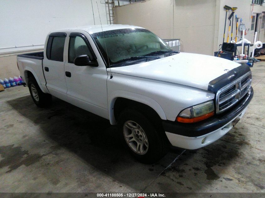 2004 Dodge Dakota Quad Sport VIN: 1D7HL38N745657258 Lot: 41188505