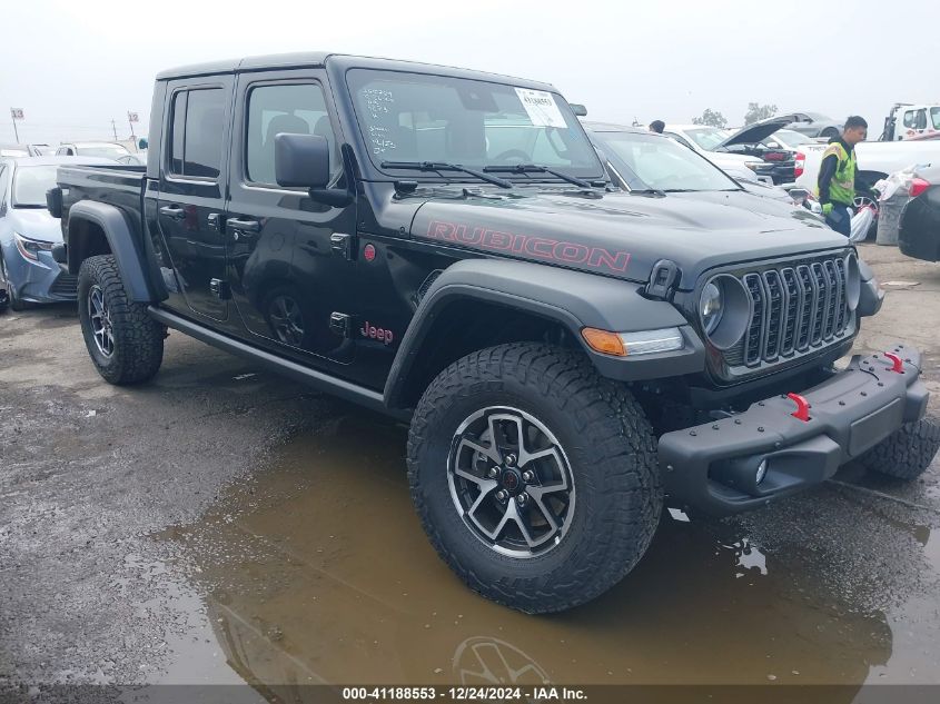 2024 Jeep Gladiator Rubicon/Rubicon X VIN: 1C6JJTBG1RL132801 Lot: 41188553