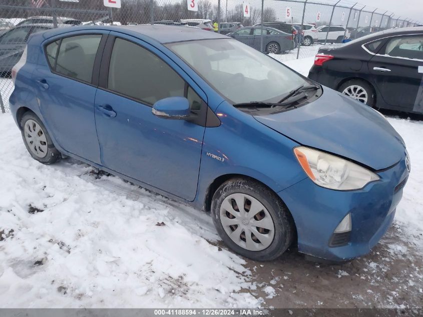 2013 Toyota Prius C Two VIN: JTDKDTB36D1538093 Lot: 41188594