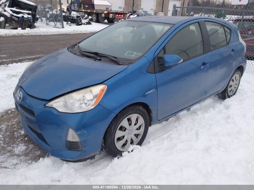 2013 Toyota Prius C Two VIN: JTDKDTB36D1538093 Lot: 41188594