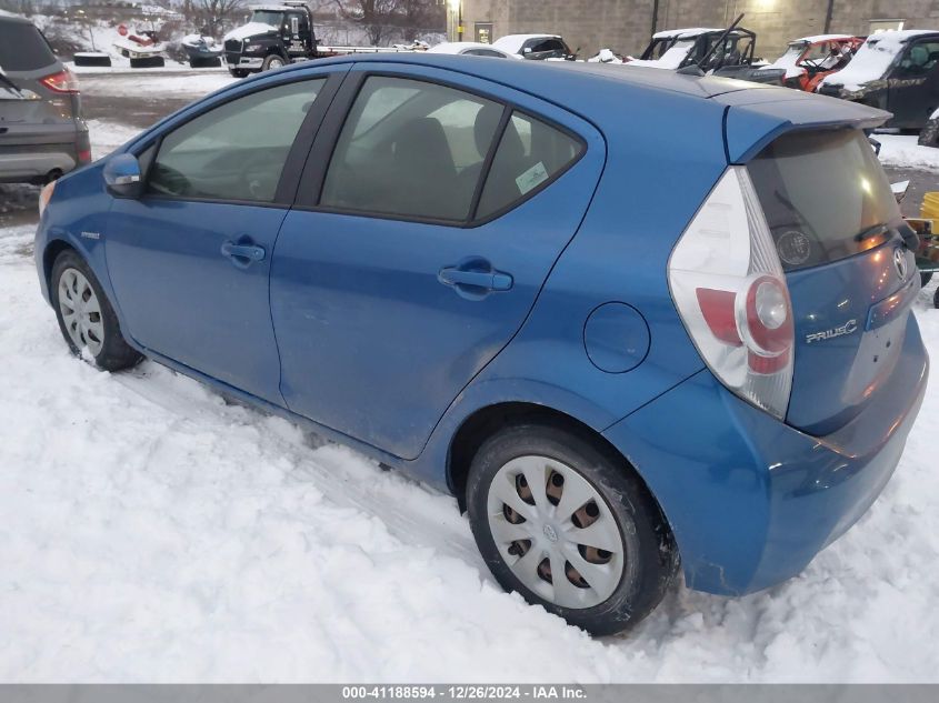 2013 Toyota Prius C Two VIN: JTDKDTB36D1538093 Lot: 41188594