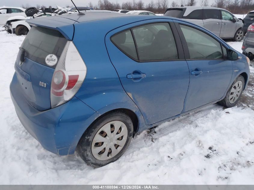 2013 Toyota Prius C Two VIN: JTDKDTB36D1538093 Lot: 41188594