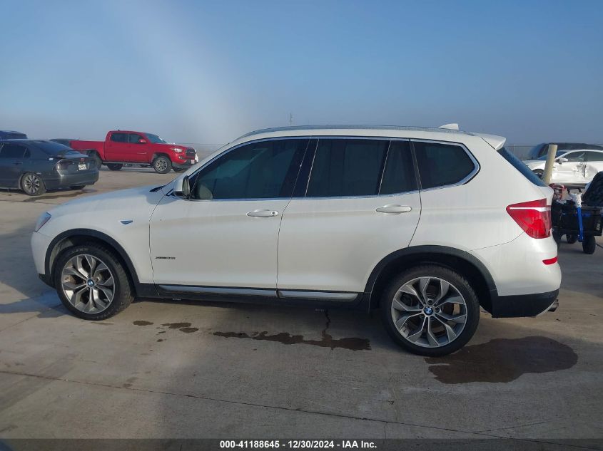 2017 BMW X3 xDrive35I VIN: 5UXWX7C32H0U43720 Lot: 41188645