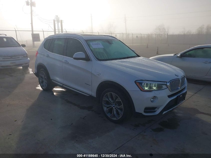 2017 BMW X3 xDrive35I VIN: 5UXWX7C32H0U43720 Lot: 41188645