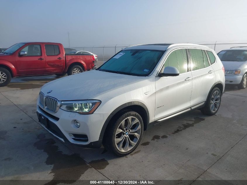 2017 BMW X3 xDrive35I VIN: 5UXWX7C32H0U43720 Lot: 41188645