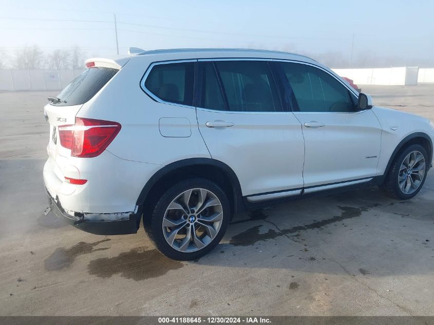 2017 BMW X3 xDrive35I VIN: 5UXWX7C32H0U43720 Lot: 41188645