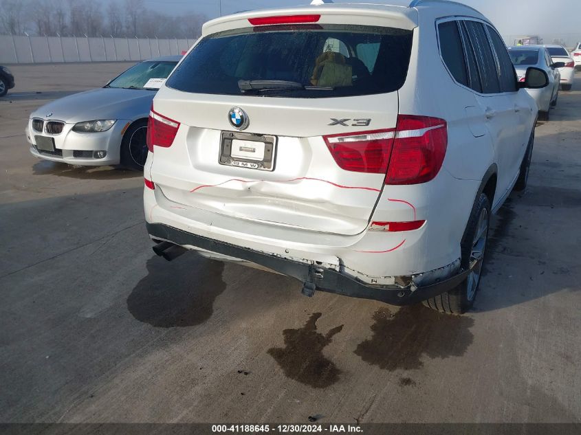 2017 BMW X3 xDrive35I VIN: 5UXWX7C32H0U43720 Lot: 41188645