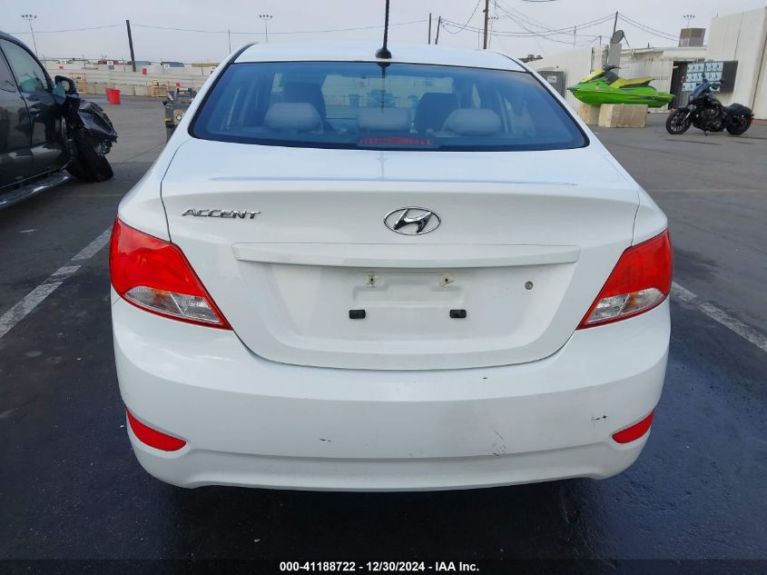 2016 Hyundai Accent Se VIN: KMHCT4AE5GU092338 Lot: 41188722