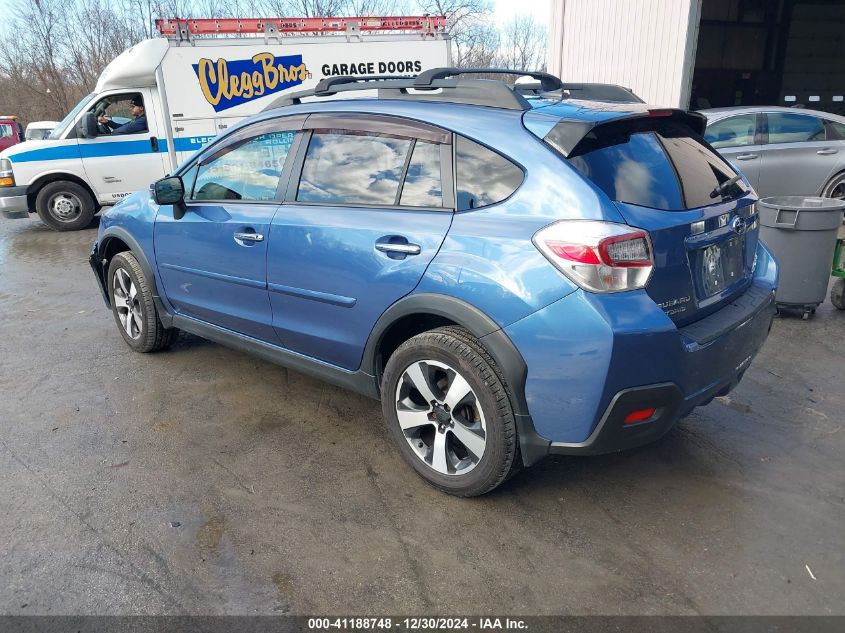 2015 Subaru Xv Crosstrek Hybrid Touring VIN: JF2GPBPC1FH234830 Lot: 41188748