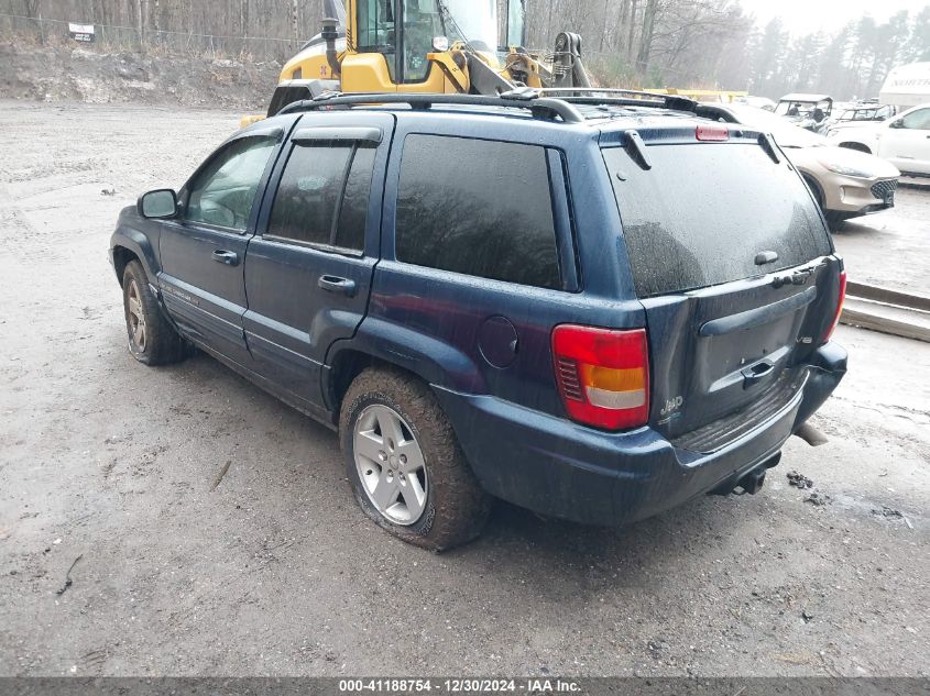 2003 Jeep Grand Cherokee Limited VIN: 1J8GW58N43C568435 Lot: 41188754