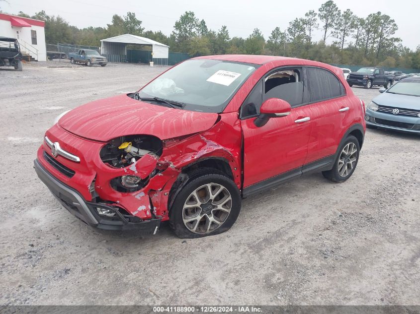 2016 Fiat 500X Trekking VIN: ZFBCFXCT3GP388243 Lot: 41188900