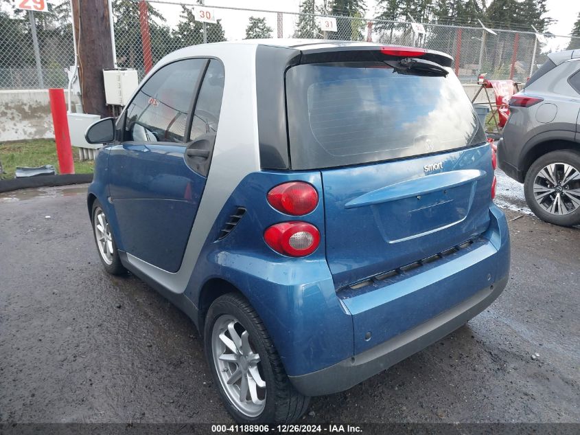 2008 Smart Fortwo Passion/Pure VIN: WMEEJ31X88K126575 Lot: 41188906