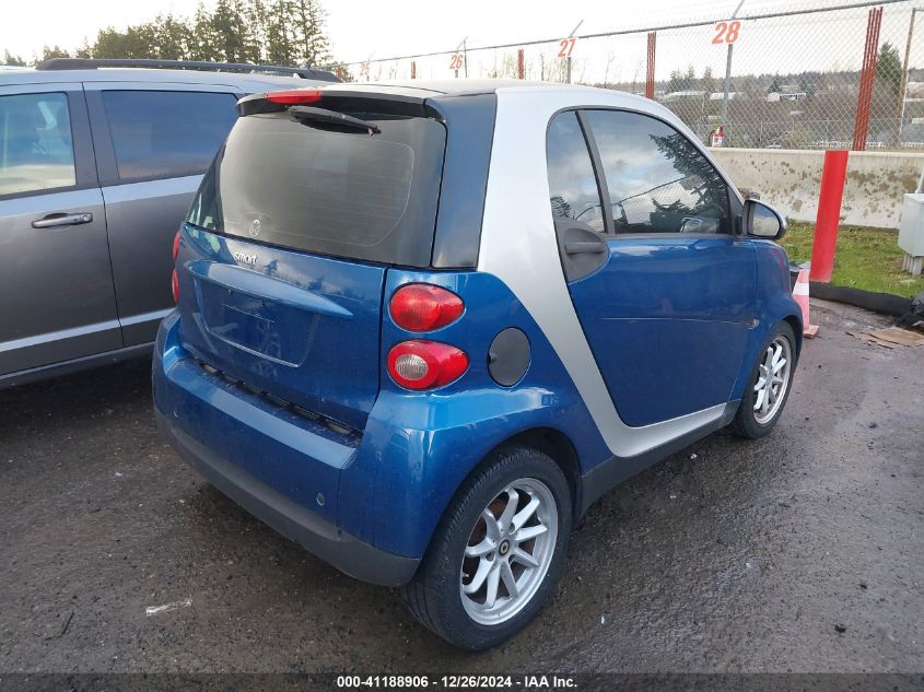 2008 Smart Fortwo Passion/Pure VIN: WMEEJ31X88K126575 Lot: 41188906