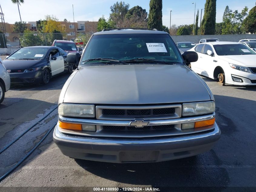 2001 Chevrolet Blazer Lt VIN: 1GNCS13W312125925 Lot: 41188950