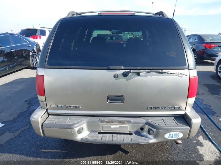 2001 Chevrolet Blazer Lt VIN: 1GNCS13W312125925 Lot: 41188950