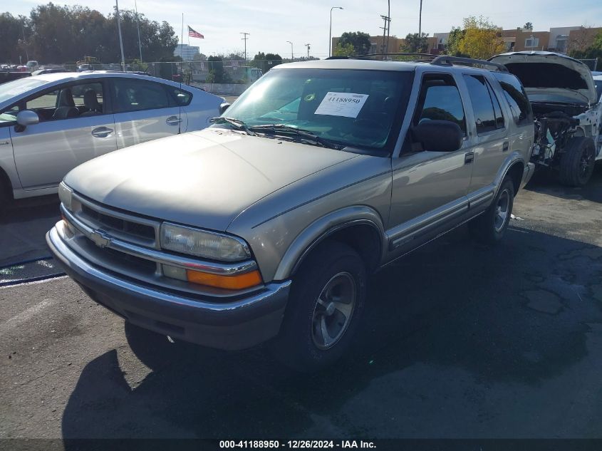 2001 Chevrolet Blazer Lt VIN: 1GNCS13W312125925 Lot: 41188950