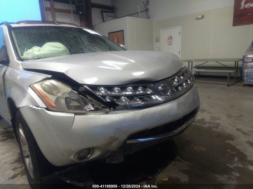 2006 Nissan Murano Sl VIN: JN8AZ08T66W406626 Lot: 41188958