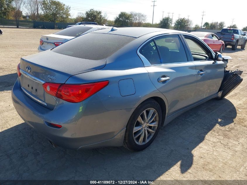 2016 Infiniti Q50 2.0T Premium VIN: JN1CV7AP0GM201518 Lot: 41189072