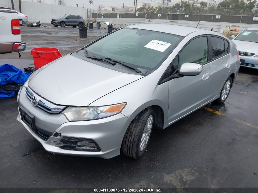 2012 Honda Insight Ex VIN: JHMZE2H76CS002722 Lot: 41189075