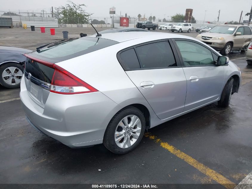 2012 Honda Insight Ex VIN: JHMZE2H76CS002722 Lot: 41189075