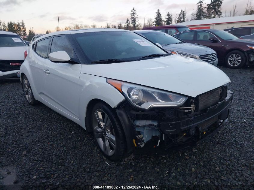 2016 Hyundai Veloster VIN: KMHTC6AD3GU257788 Lot: 41189082