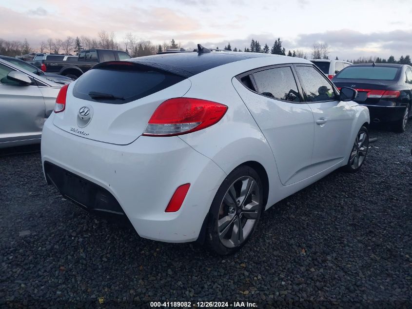 2016 Hyundai Veloster VIN: KMHTC6AD3GU257788 Lot: 41189082