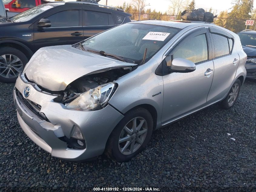 2012 Toyota Prius C Four VIN: JTDKDTB37C1514061 Lot: 41189192