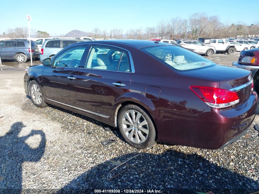 2011 Toyota Avalon Limited VIN: 4T1BK3DBXBU373182 Lot: 41189208