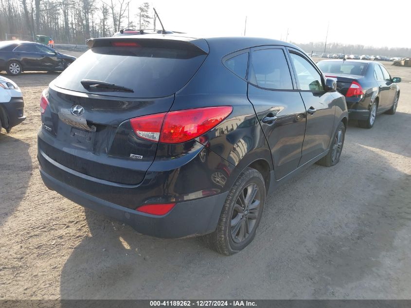 2014 Hyundai Tucson Gls VIN: KM8JTCAF4EU819573 Lot: 41189262