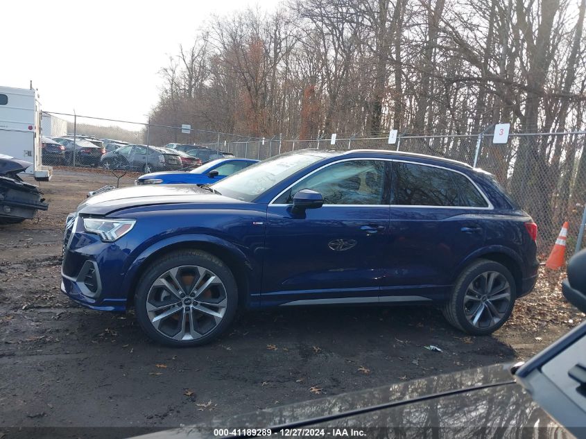 2021 Audi Q3 Premium Plus 45 Tfsi S Line Quattro Tiptronic VIN: WA1EECF3XM1035682 Lot: 41189289