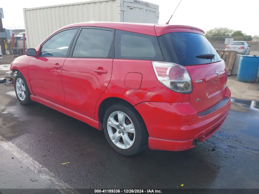 2005 Toyota Matrix Xr VIN: 2T1KR30E15C550008 Lot: 41189336