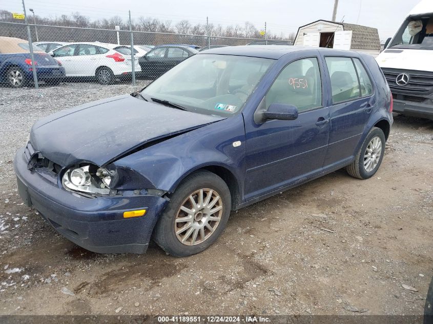 2003 Volkswagen Golf Gls 2.0L VIN: 9BWGK61J034062617 Lot: 41189551