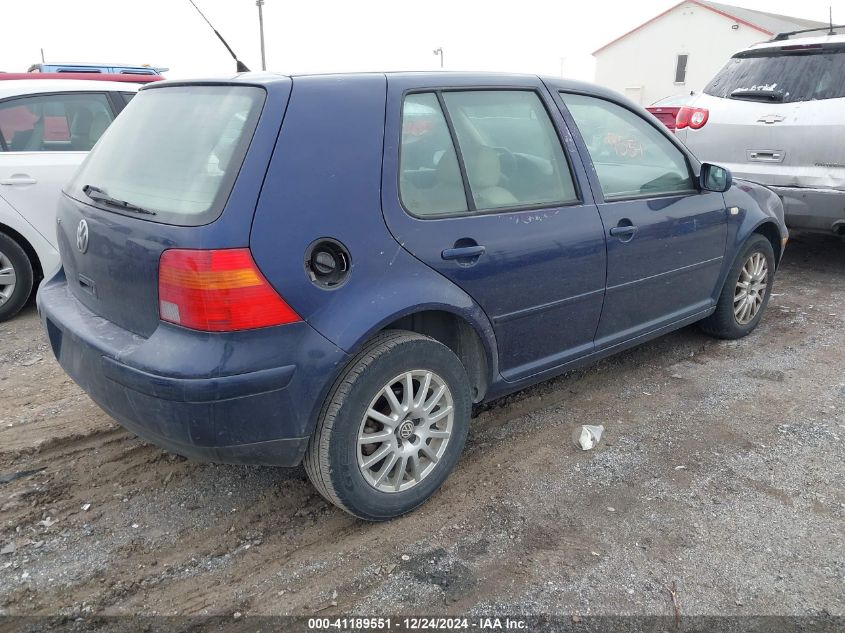 2003 Volkswagen Golf Gls 2.0L VIN: 9BWGK61J034062617 Lot: 41189551