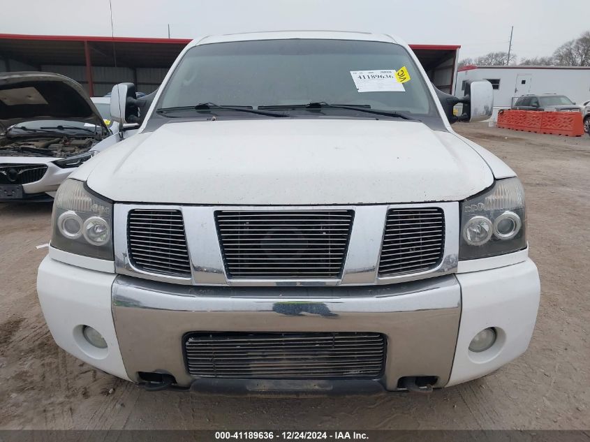 2007 Nissan Titan Le VIN: 1N6BA07B27N227245 Lot: 41189636